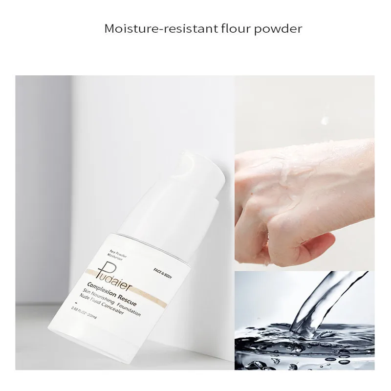 

Hot Brighten Skin Color Colour Changing Liquid Foundation Makeup Base Nude Face Liquid Cover Lasting Concealer Foundation TSLM1