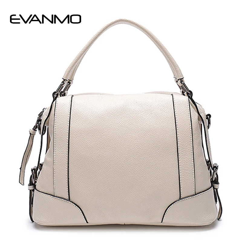 Us 48 8 54 Off Cow Genuine Leather Women S Handbags Tote First Layer For Female Double Handle Messenger Bags Bowling Shoulder In Top