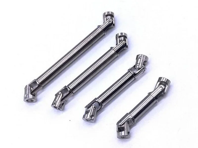 

1PC 40-110mm Full Steel Flexible 6mm Dia Drive Shaft Transmission Shaft w/7mm Dia Cardan Joint w/Spline For 1:24 Heavy Truck