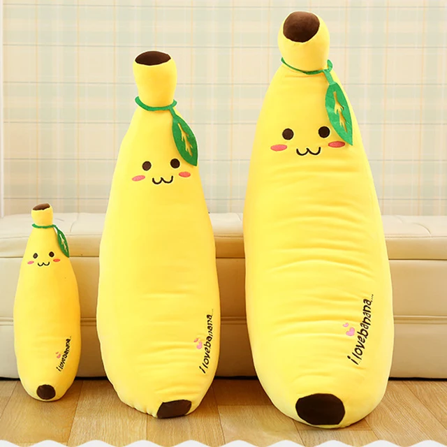 Yellow Banana Huggable Cute Plush 4