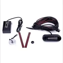 Car Parking Sensors Parktronics Adjustable Flat Sensors Reverse Backup Radar Sound Buzzer Alarm NAT
