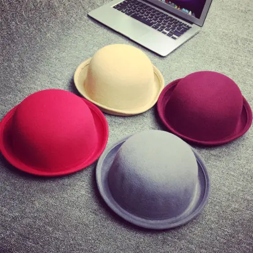 Женская винтажная шерстяная шляпа в стиле Дерби|fashion hat|hat fashionhat hat |