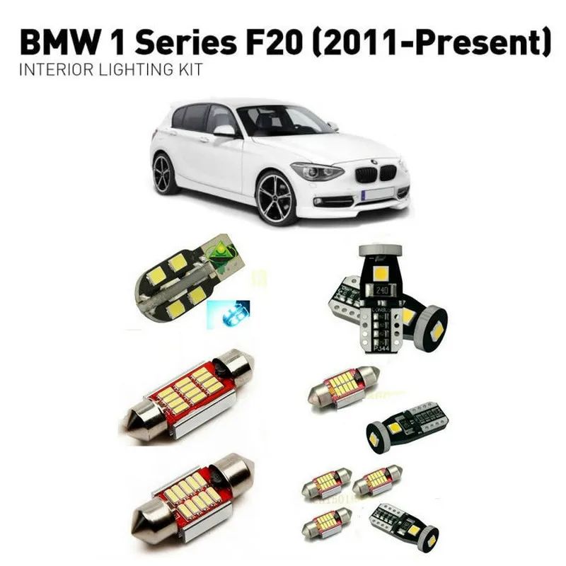 Светодиодные интерьерные огни для BMW 1 серии F20 2011 + 14 шт. светодиодные лампы