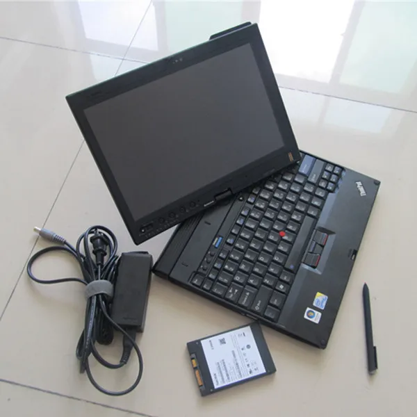  2in1 SSD Thinkpad X201T i5cpu Tablet diagnose PC mit MB star C4 sd software und Für BMW Icom A2 Sof