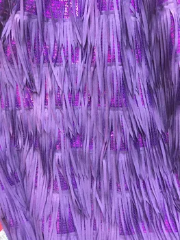 

2019 Nigerian French Lace Fabrics African Tulle Lace Fabric High Quality African Lace Wedding Fabric For Dress D184