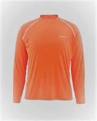 Si* ms Мужская рыболовная футболка Solarflex LS Shirt UPF50 быстросохнущая одежда для рыбалки спортивные рубашки для рыбалки американский размер S-2XL акция - Цвет: Orange