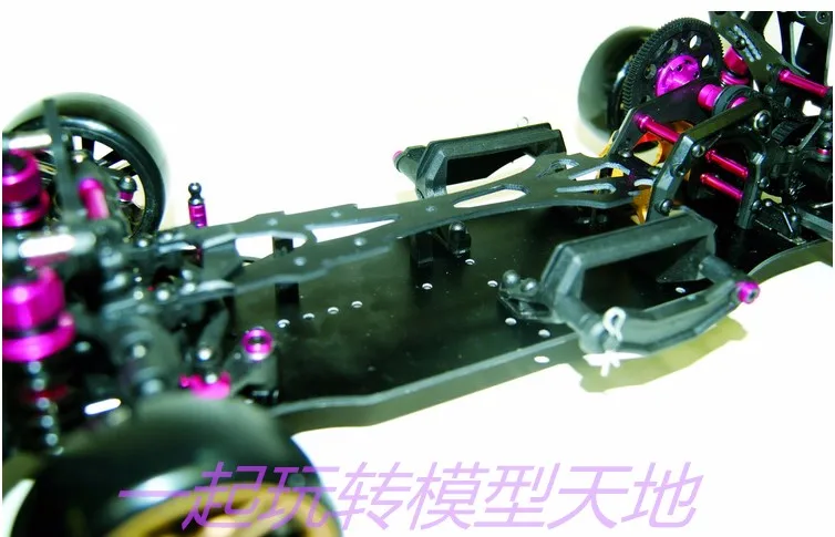 1/10 сплав SAKURA D4 AWD EP& Carbon Drift, комплект рамы для гоночного автомобиля# KIT-D4AWD