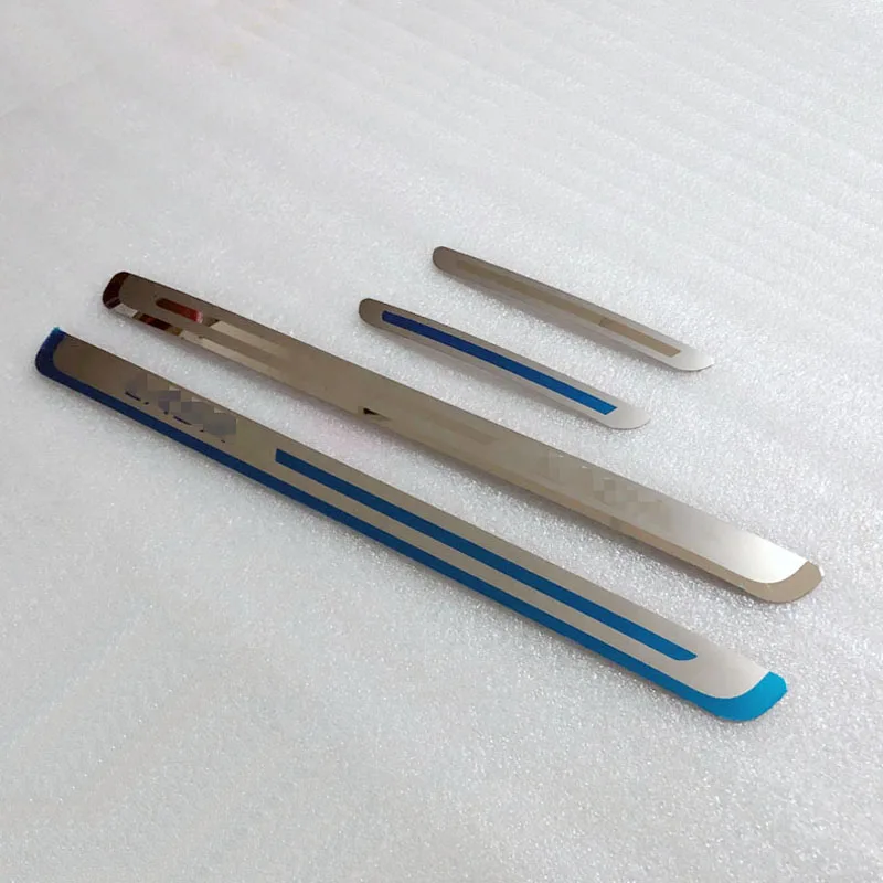 

for Lada Kalina Granta Door Sill Scuff Plate Pedal Strip Stainless Steel Trim Car Styling Stickers Auto Accessories 4 Pcs