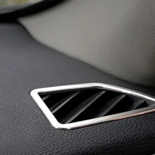 Стайлинга автомобилей верх Кондиционер AC vent Выход Обложка отделка 2 шт. для BMW X5 E70 2008 09 10 11 12 13 левый только