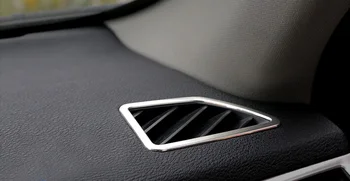 

Car Styling Upper air condition AC vent outlet cover trim 2pcs For BMW X5 E70 2008 09 10 11 12 13 Left Hand Drive Only