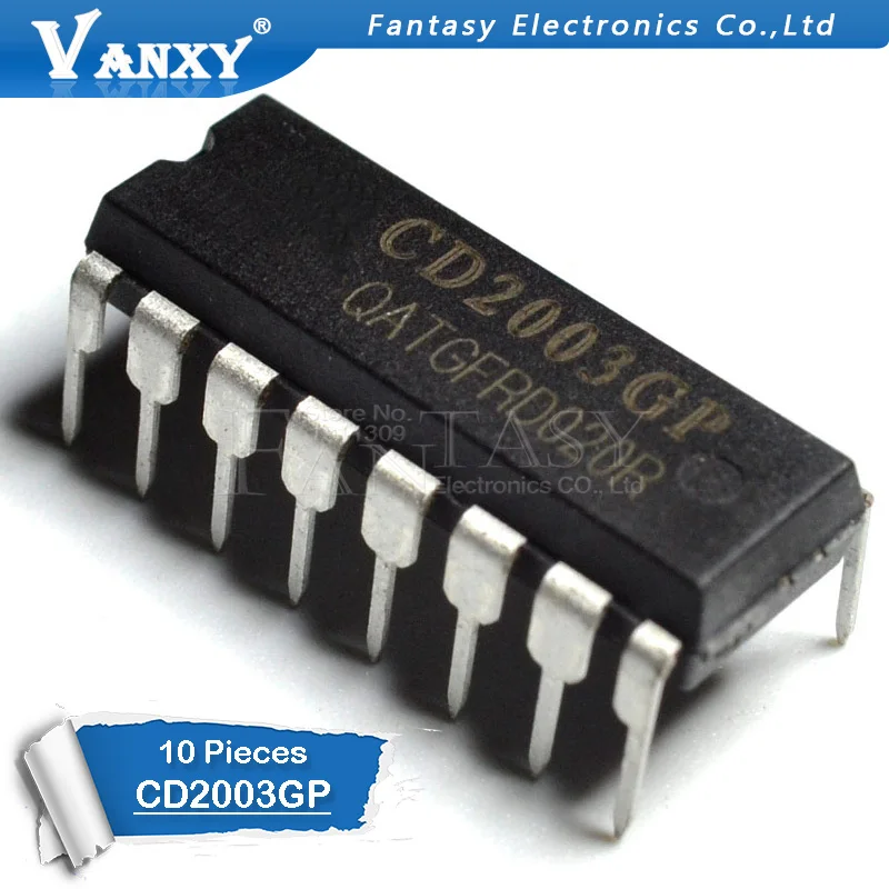 

10PCS CD2003GP DIP16 CD2003 DIP 2003GP DIP-16 new and original IC