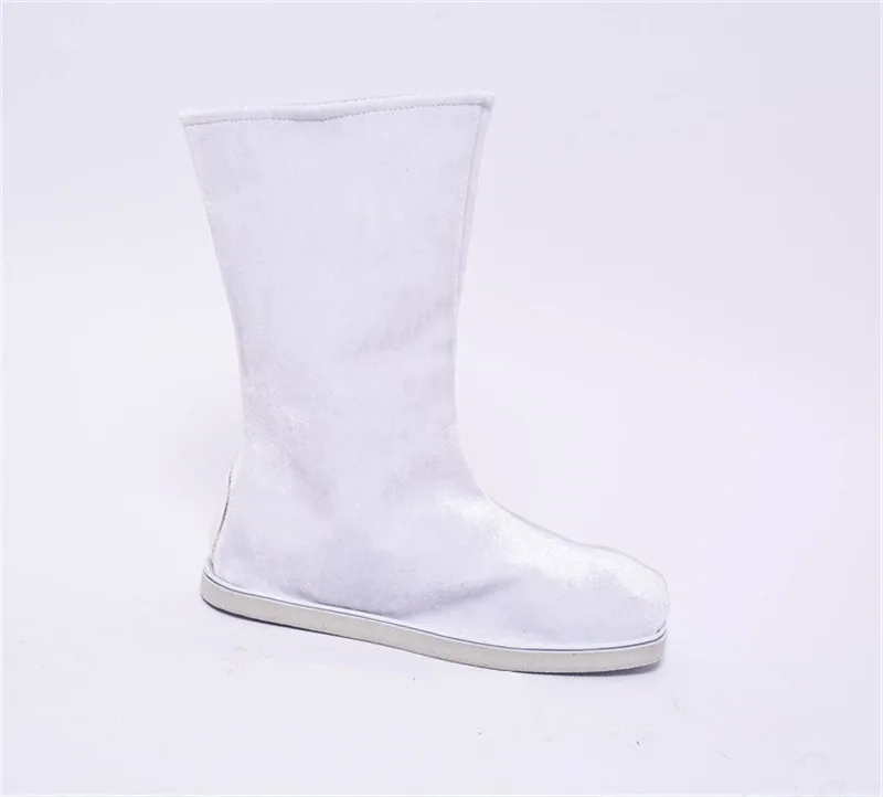Новые ботинки для костюмированной вечеринки Lan Wangji Lan SiZhui Lan JingYi, обувь для косплея дедушки демонов, обувь для костюмированной вечеринки, черные ботинки Mo Dao Zu Shi - Цвет: White bubble shoes