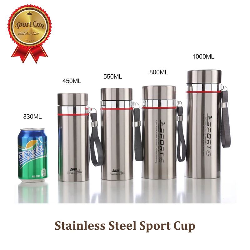 Superior 1000ml Thermos Vacuum Insulated Water Bottle Stainless Superior 1000ml Thermos Vacuum Insulated Water Bottle Stainless Steel Mug Clic In Flasks Thermoses
