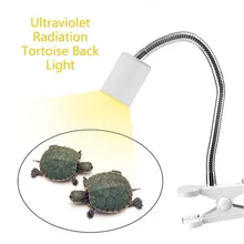 

360 Degree Rotation Heat Emitter Ultraviolet Light UVB Lamp With Lamp Holder Turtle Basking UV Heating Lamp Kit Tortoises Light
