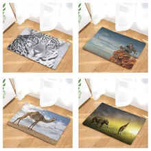 CAMMITEVER дикие животные жираф слон Леопард ковры для гостиной спальни прикроватный коврик модель витрина ковры с 3D принтом