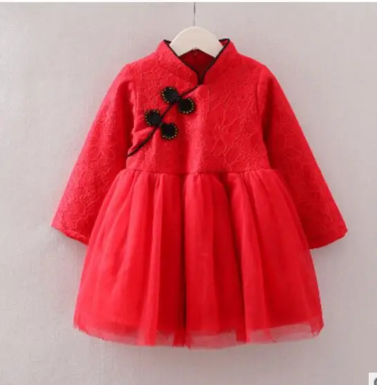 

Autumn new baby clothes for 1 to 3 years old baby girl dress brand 100% cotton free shipping 3 color optional