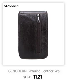 GENODERN Модные Мужские поясные сумки с ремешком бренд натуральная кожа Телефон поясная сумка для мужской сумка-пояс на бедро