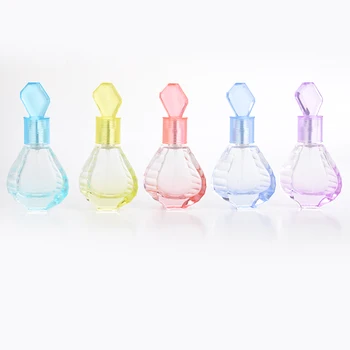 

30ML Portable Colorful Perfume Glass Bottle & Cosmetic Containers With Aluminium Spray And Plastic Cap