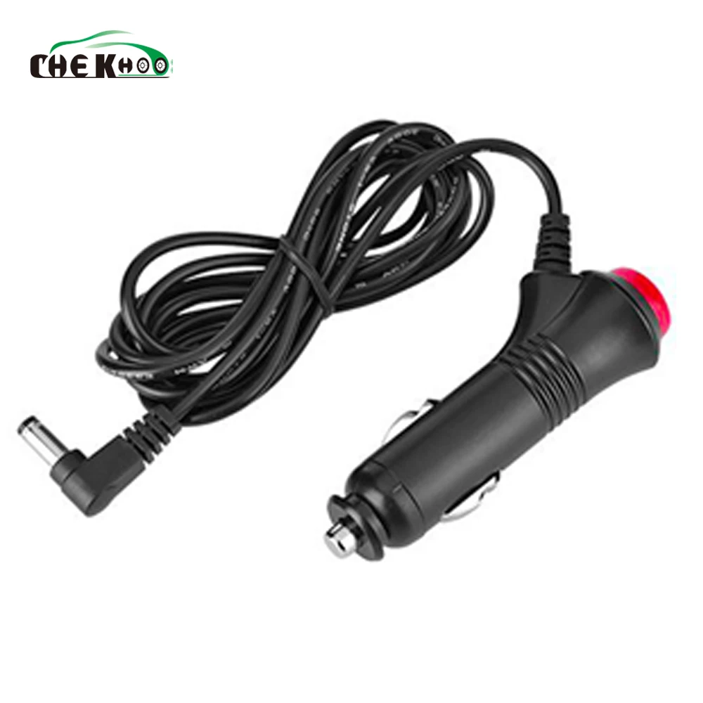 

Car Motorcycle Cigarette Lighter Power Plug Adapter 12V Wire With Switch Button For Car Camera Vehicle Monitor Display