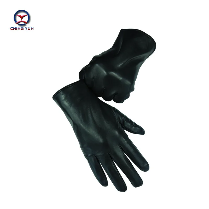 CHINGYUN мужские перчатки из натуральной кожи, модные, горячая Распродажа, брендовые, качественные, из овчины, черные, теплые зимние перчатки,, новинка