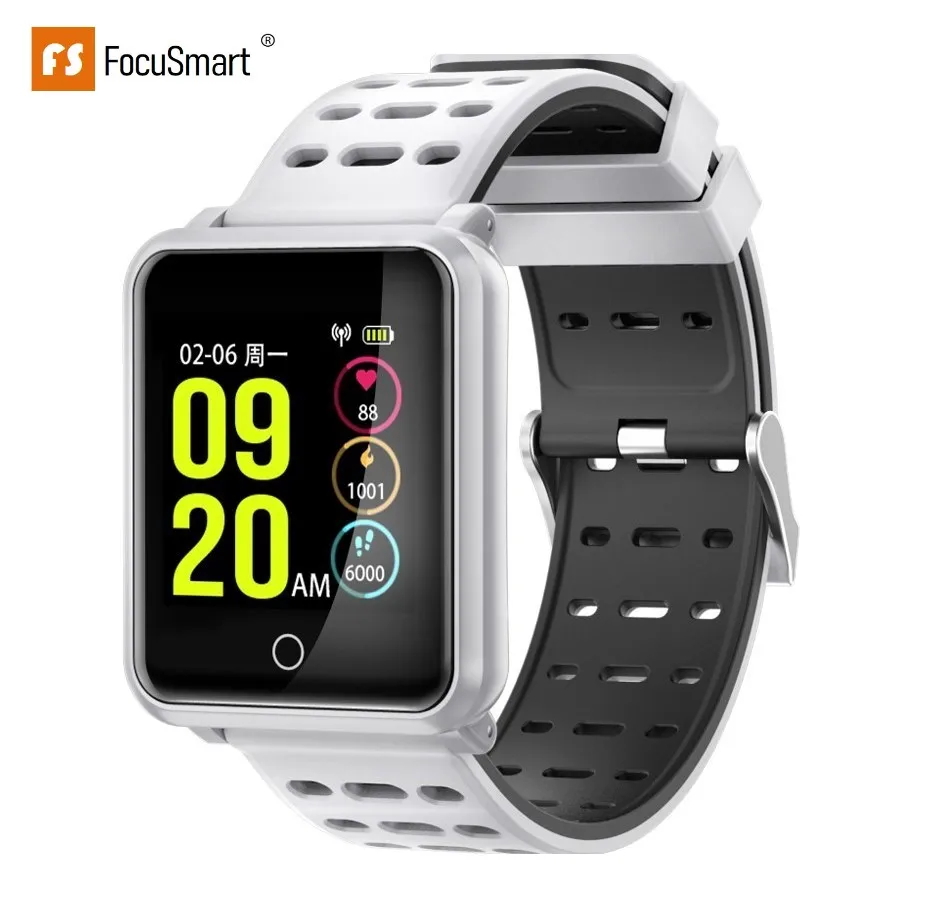 

FocuSmart N88 Smart Watch Fitness Tracker Blood Pressure Heart Rate Monitor IP68 Waterproof Sport Smart Bracelet For IOS/Andri