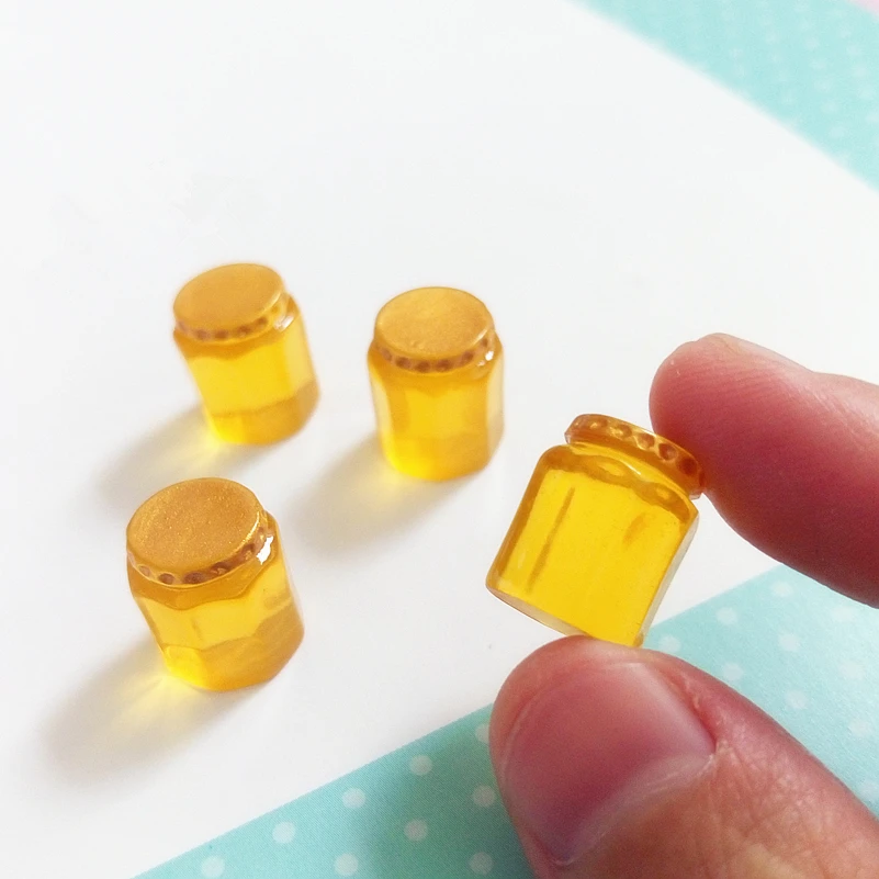 simulation Honey Tea Jam Jars
