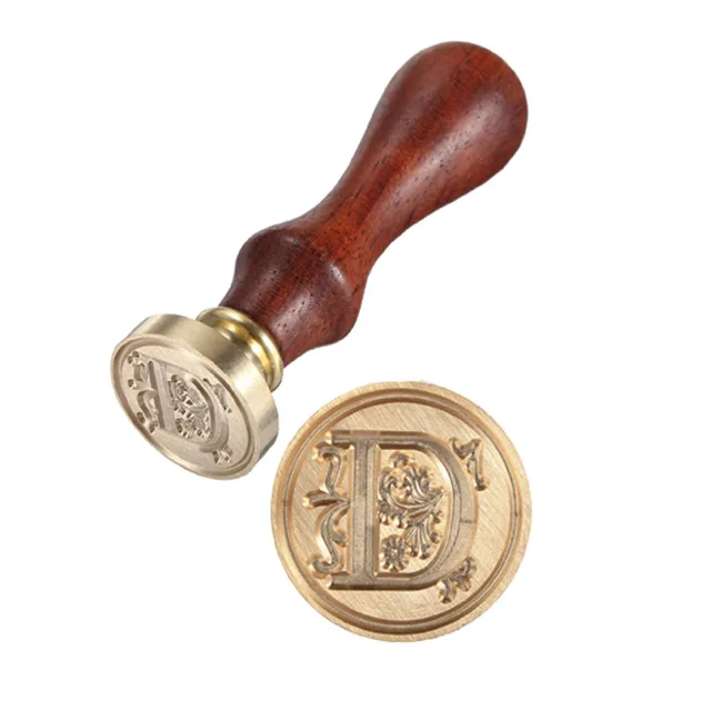 Classic Vintage Alphabet A Z Optional Wax Badge Seal Stamp Wax Kit Set