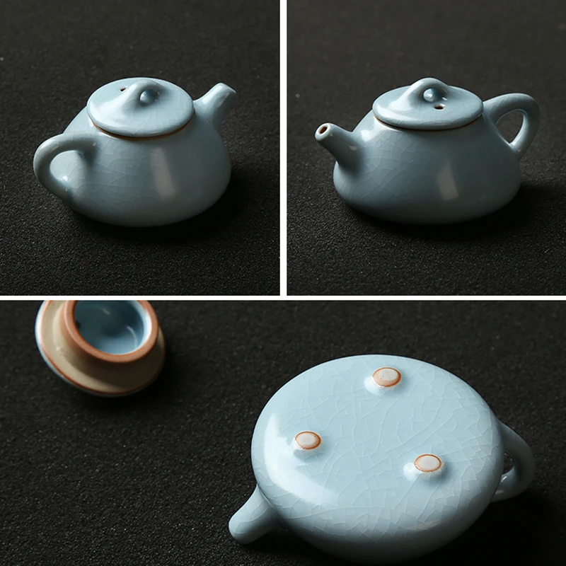 60 мл мини чайник фарфоровое животное Ru Kiln чайный набор кунг фу Xi Shi горшок