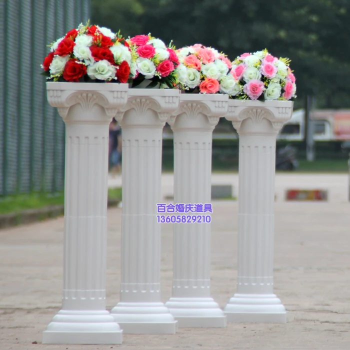 Plastic roman column fashion roman column outdoor wedding props supplies