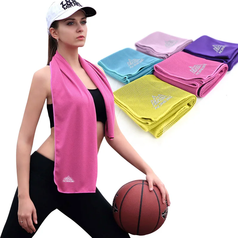 Fashion Instant Cooling Ice Cold Towel Sports Gym Sweat Absorb Quick