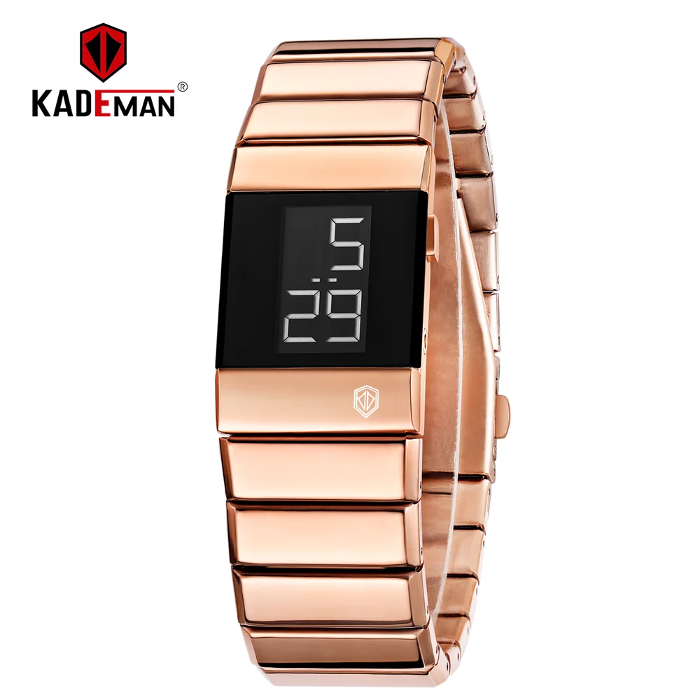 

2019 New Women Watch LED Ladies Wrist Watches Luxury TOP Brand Full Steel Waterproof Dress Bracelets Minimalist Relogio Feminino