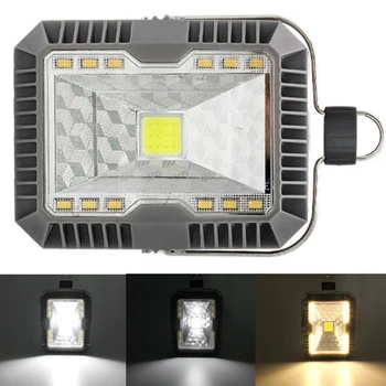 

New 5W 400lm Super Bright Portable Solar Light USB Rechargeable Hanging Solar Projector Lamp For Lawn Street Light Yard #