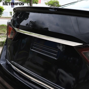 

For Nissan Altima 2019 2020 Stainless Steel Rear Trunk Streamer Tail Gate Door Decoration Molding Trim Accessories Car Styling