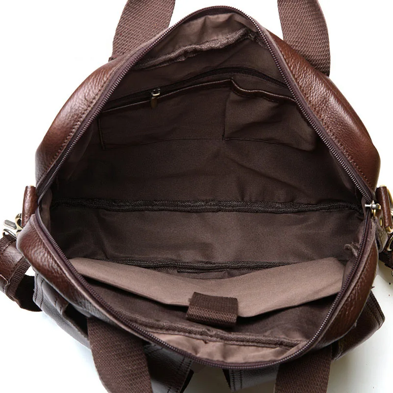 Men genuine leather bag Business Tote Briefcases messenger Bag Horse Leather famous brands high quality large Multifunction Men genuine leather bag Business Tote Briefcases messenger Bag Horse Leather famous brands high quality large Multifunction