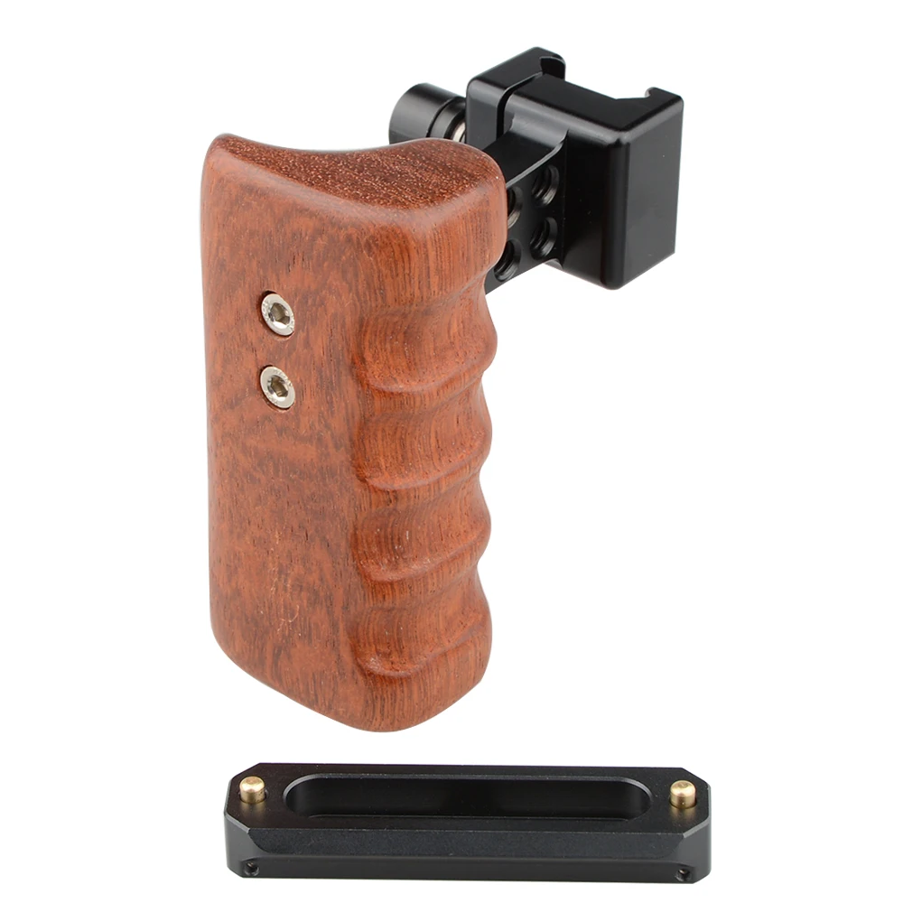 CAMVATE_DSLR_Wood Handle_ Grip_Rail (2)