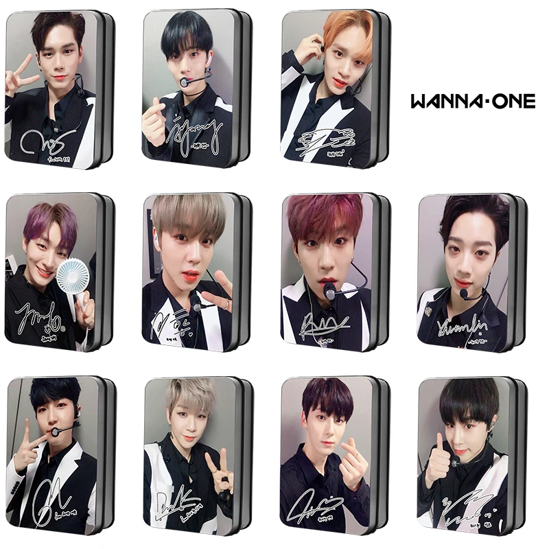 Kpop Wanna One Polaroid Lomo Photo Card HD Autograph Photocards Posters ...