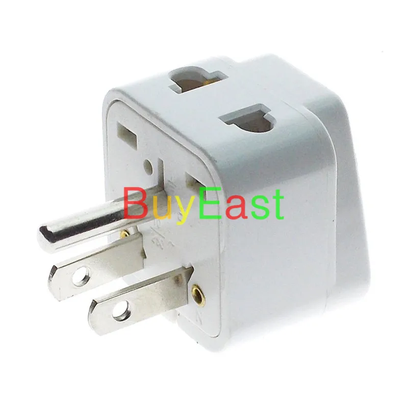 USA, Canada Japan,Taiwan 3 Pin travel Adapter 2 Way Outlet Port Convert