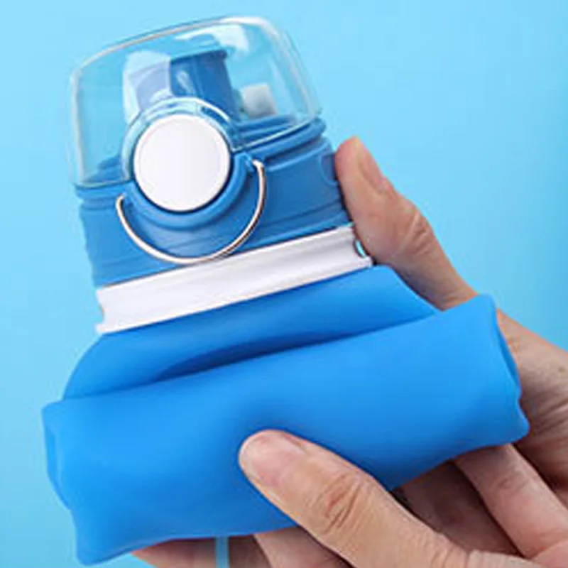750ML Silicone Folding Water Bottle Outdoor Sports Supplies Portable Water Bottles Convenient Travel Anti-scalding Botellas 750ML Silicone Folding Water Bottle Outdoor Sports Supplies Portable Water Bottles Convenient Travel Anti-scalding Botellas