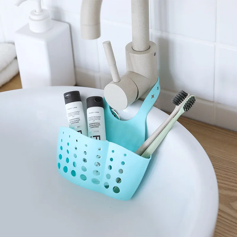 أسفنجة مطبخ حامل استنزاف رف بالوعة الإسفنج حامل رف تخزين للحمام بالوعة حامل استنزاف سلة المرحاض الصابون المنظم