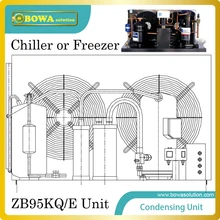Copland ZB95KQ/E(13HP) air cooled Condensing Unit for 80~300m3 cooler or freezer room for medicine storage
