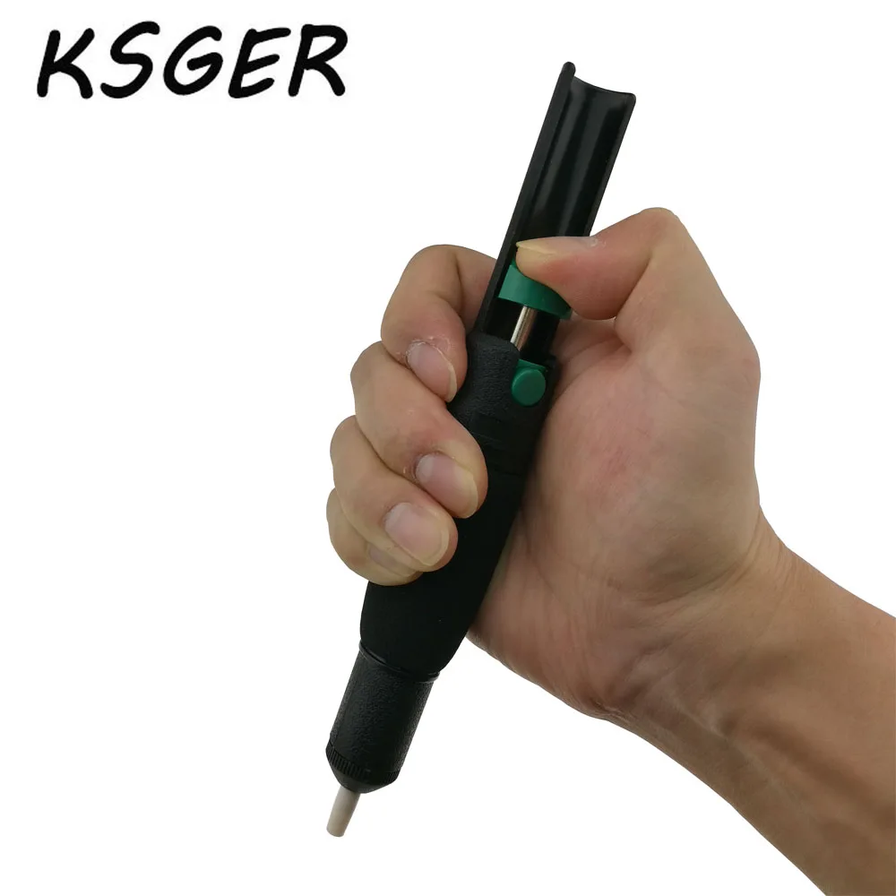 

S-366D Antistatic Desoldering pump soft non-slip handle bicyclic double open suction tin tin suction gun suction power