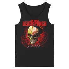 Todhoof Five Finger Death Punch Grindcore Альтернативная металлическая Deathcore тяжелый металлический мужской топ Азиатский размер