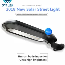 Солнечная светодиодная уличная лампа водонепроницаемый открытый пейзаж для освещения сада человеческого зондирования Светодиодный Солнечный настенный светильник для Пласа сада двора улицы