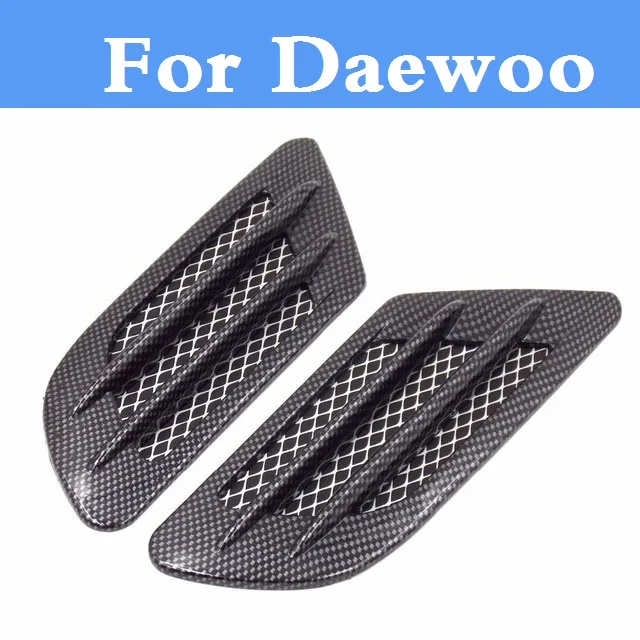 

Car Styling 10D Shark gill Side Air Vent Fender Cover Sticker For Daewoo Matiz Nexia Nubira Sens Tosca Winstorm