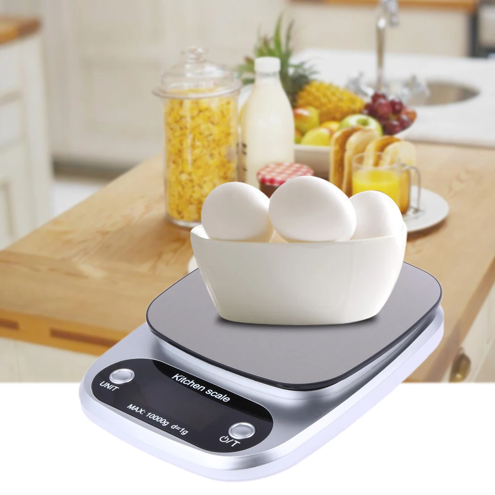 

3kgx0.1g/10Kg x 1g Mini Digital Pocket Scale Kitchen Scale Cooking Tools Electronic Jewelry Gram Gold Coin Balance Weight Scale