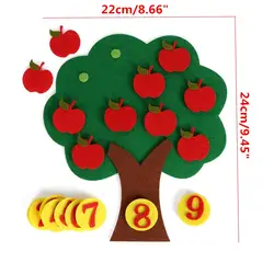 Монтессори вспомогательный материал для обучения приложения le деревья математические игрушки обучения для детского сада Играем ручками