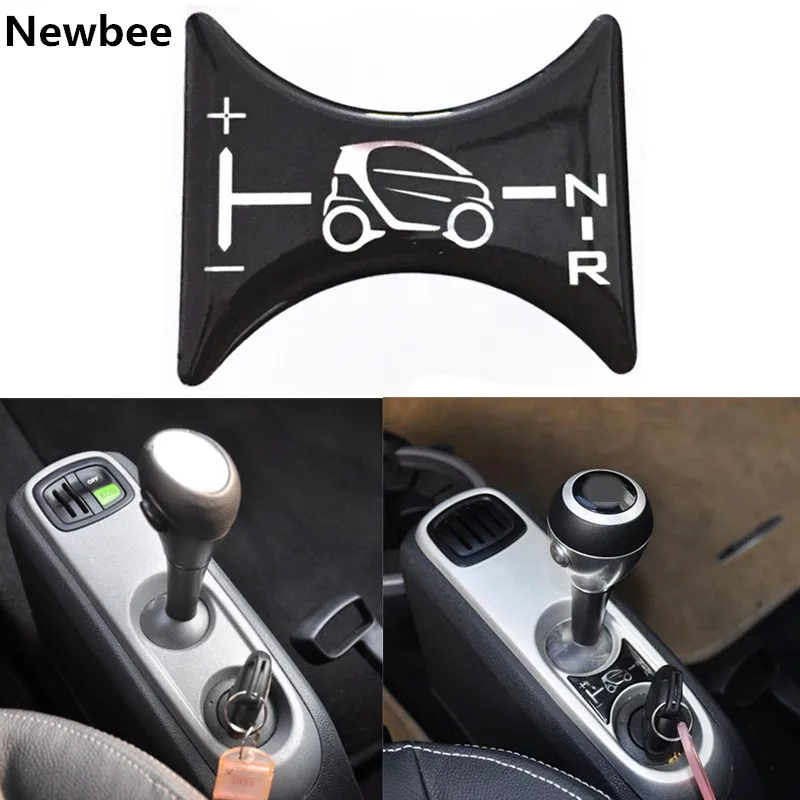 Новичок 3D гель автомобиля стикер для BENZ SMART FORTWO 451 BRABUS 2007 2014 панель рычага