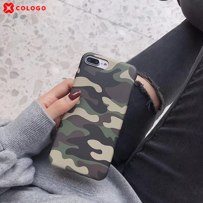 Горячий камуфляж шаблон Анти-Падение шок Мягкий чехол Чехол для iphone 6 6S 7 8 Plus X 10 XR XS