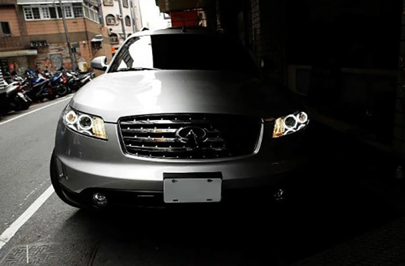 Для INFINITI FX35 FX45 2003 2008 ультра яркие SMD белые светодиодные глаза ангела лм 12 В