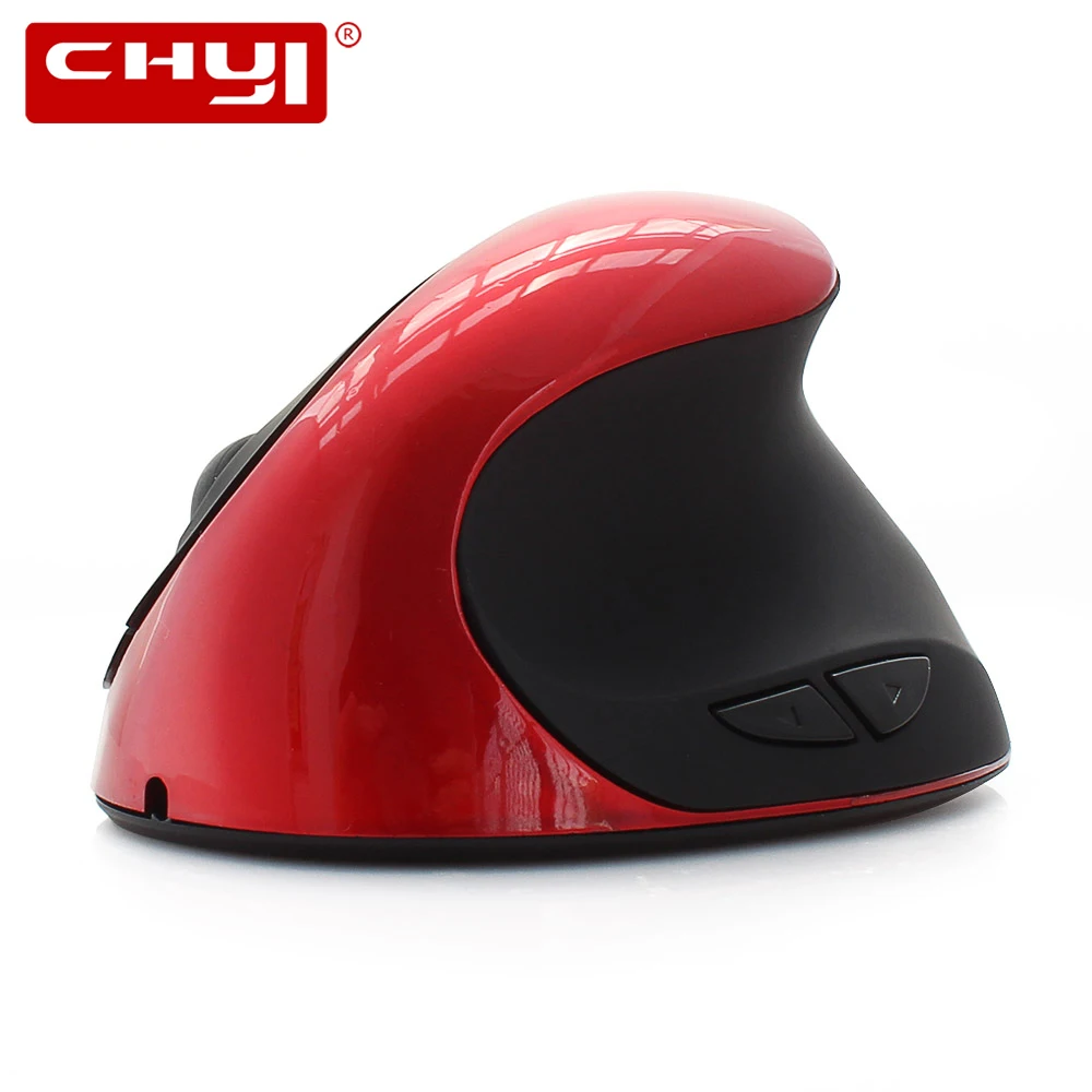 CHYI Wireless Vertical Mouse Healthy Ergonomic 5 Buttons and DPI Switch